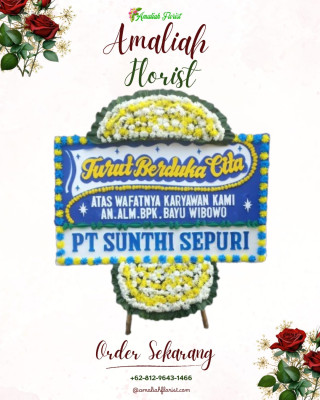 Papan Bunga Duka di Hogio