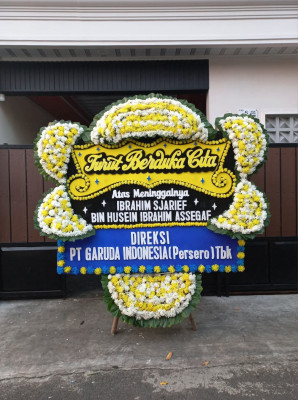 Papan Bunga Duka di Hogio