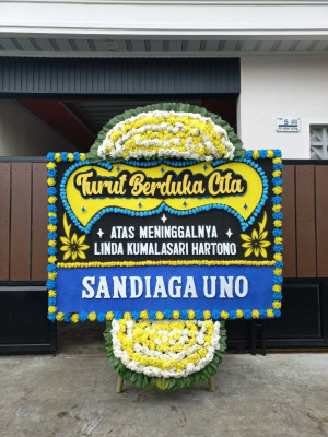 Papan Bunga Duka di Hogio
